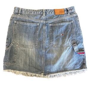Y2K Vintage Tommy Hilfiger Jean Carpenter Denim Skirt 6